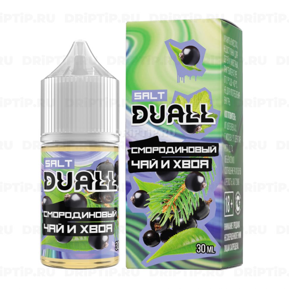 Жидкость Duall Salt - Смородиновый Чай и Хвоя