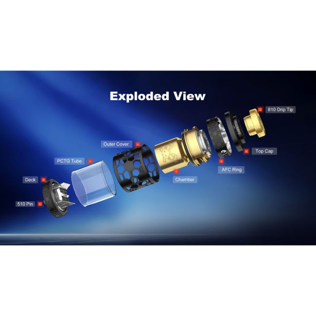 Hellvape Dead Rabbit 4 RTA Pro - обслуживаемый бак Hellvape Dead Rabbit 4 RTA Pro - обслуживаемый бак