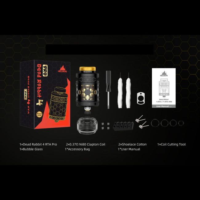 Hellvape Dead Rabbit 4 RTA Pro - обслуживаемый бак Hellvape Dead Rabbit 4 RTA Pro - обслуживаемый бак
