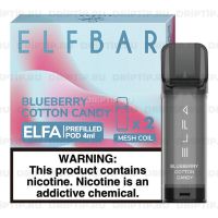Картридж Elf Bar Elfa - Черничная Сахарная Вата / 2шт