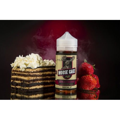 MOOSE Cake Strawberry 3mg 100ml MOOSE Cake Strawberry 3mg 100ml