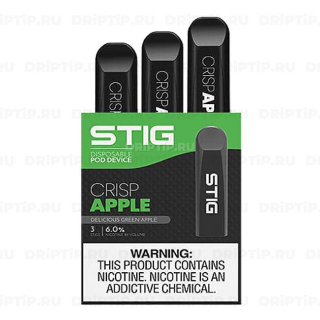 Одноразовая Pod-стистема Crisp Apple - Stig Pod Одноразовая Pod-стистема Crisp Apple - Stig Pod