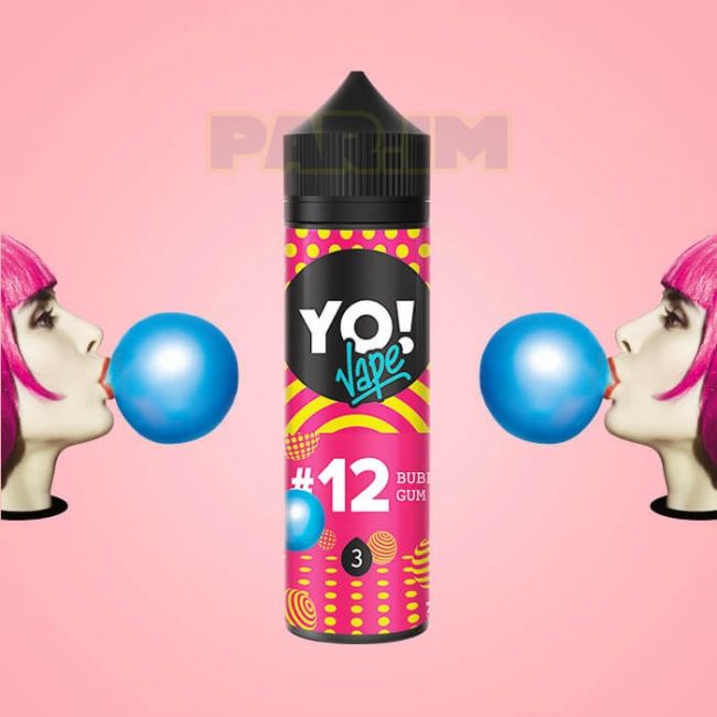 YO VAPE 100ml №12 Bubble Gum 3mg