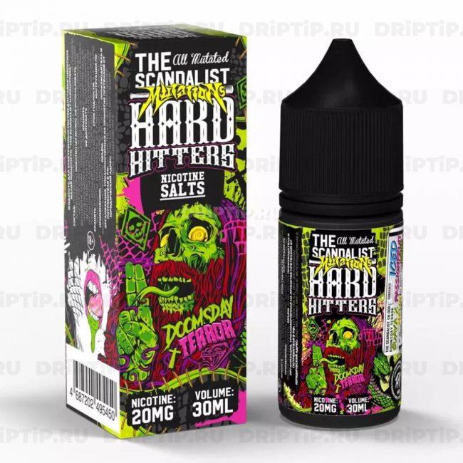 Жидкость The Scandalist Hard Hitters Salt - Doomsday Terror 