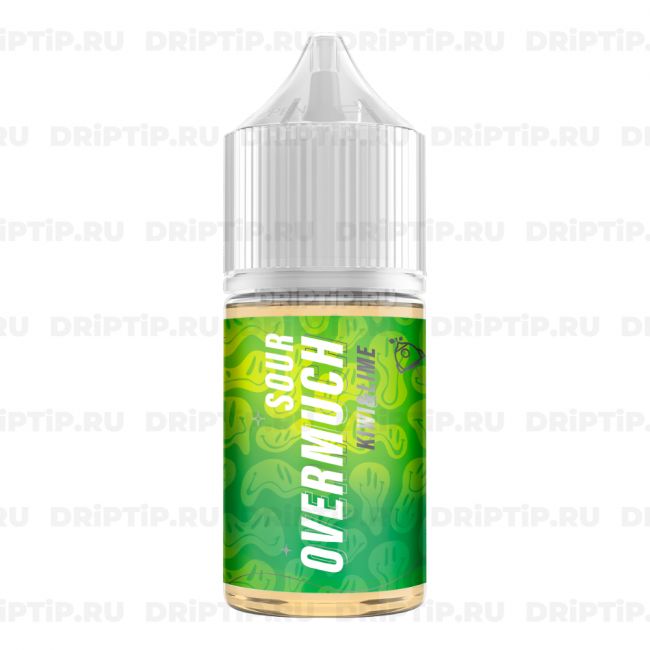 Жидкость Overmuch Sour Salt - Kiwi and Lime Жидкость Overmuch Sour Salt - Kiwi and Lime