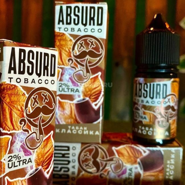 Жидкость Absurd Tobacco Salt - Табак Карамель 