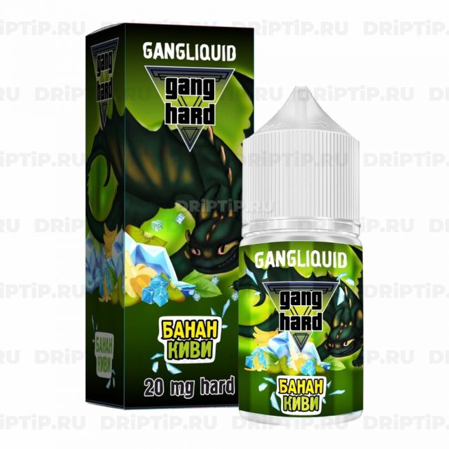 Жидкость Gang Hard Salt - Банан Киви 