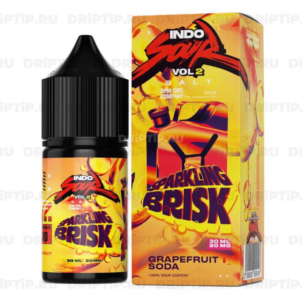 Жидкость Indo Sour Vol 2 Salt - Sparkling Brisk