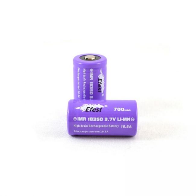 Аккумулятор Purple Efest IMR 18350 700mAh 10.5A Аккумулятор Purple Efest IMR 18350 700mAh 10.5A