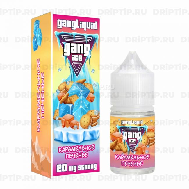 Жидкость Gang Ice Salt - Карамельное Печенье Жидкость Gang Ice Salt - Карамельное Печенье