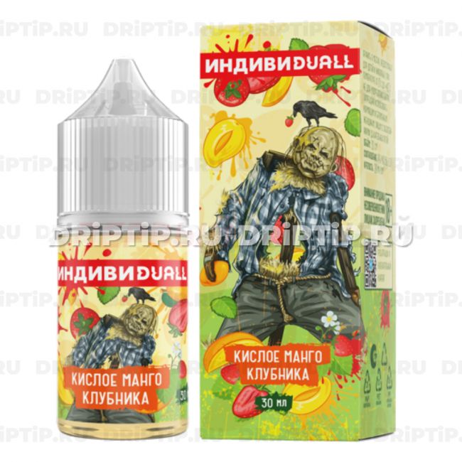 Жидкость ИндивиDUALL Salt - Кислое манго Клубника Жидкость ИндивиDUALL Salt - Кислое манго Клубника