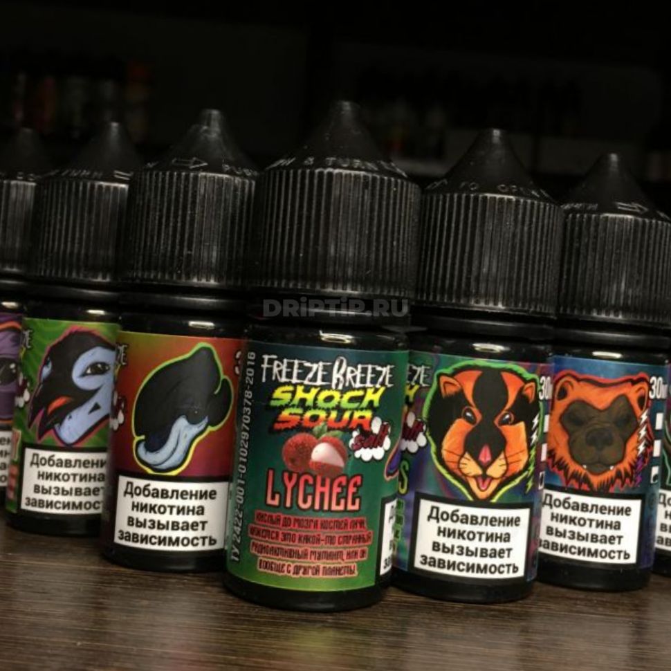 Freeze Breeze Shock Sour Salt - Mango Ice
