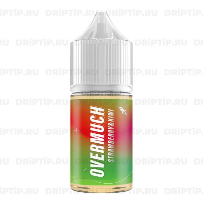 Жидкость Overmuch Salt - Strawberry and Kiwi Жидкость Overmuch Salt - Strawberry and Kiwi