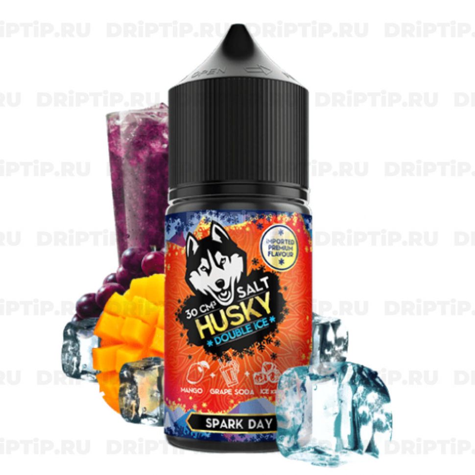 Жидкость Husky Import Double Ice Salt - Spark Day