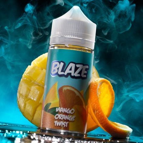 BLAZE ON ICE Mango Orange Twist 3mg 100ml BLAZE ON ICE Mango Orange Twist 3mg 100ml