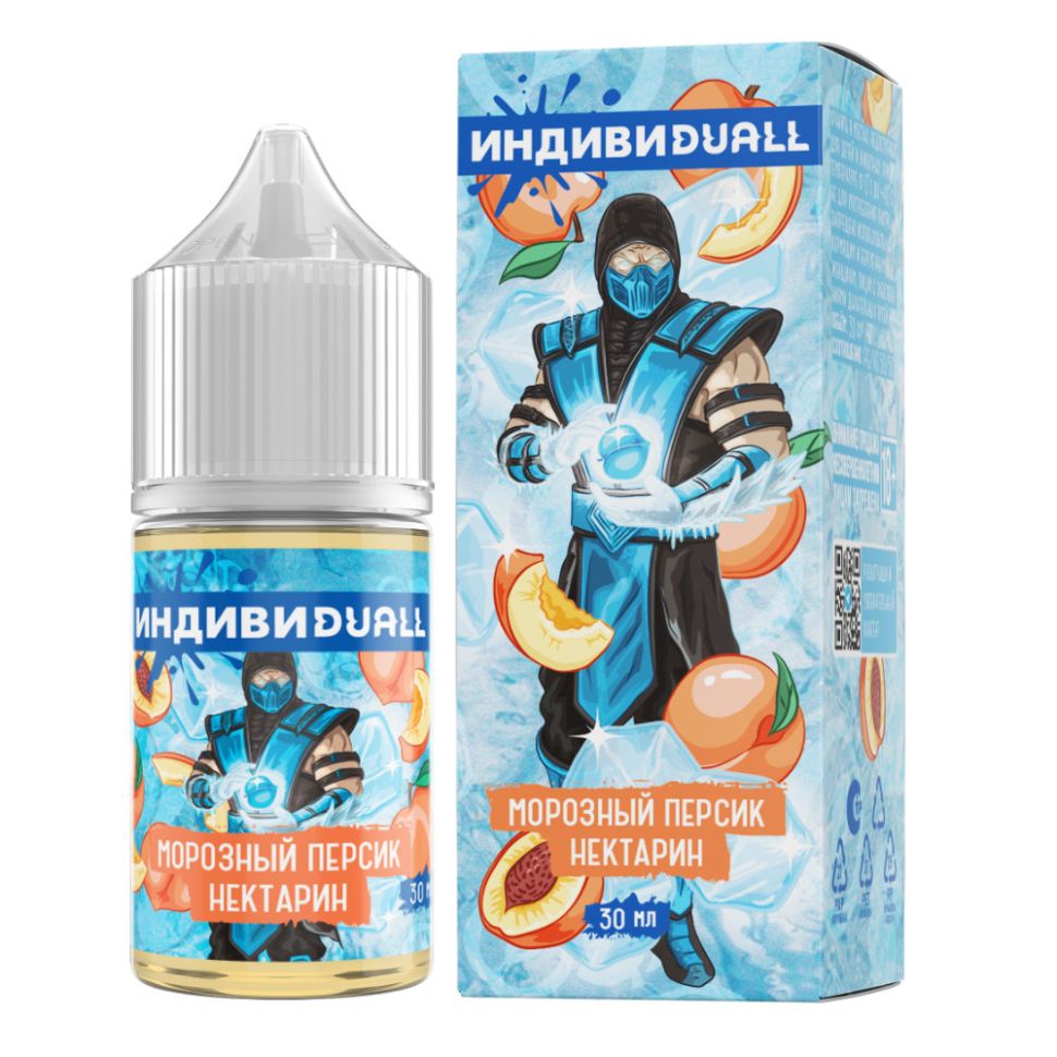 Жидкость ИндивиDUALL Salt - Морозный Персик Нектарин