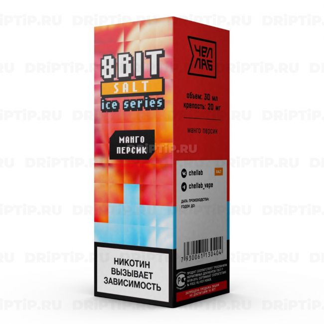 8 Bit On Ice Salt - Манго Персик 8 Bit On Ice Salt - Манго Персик