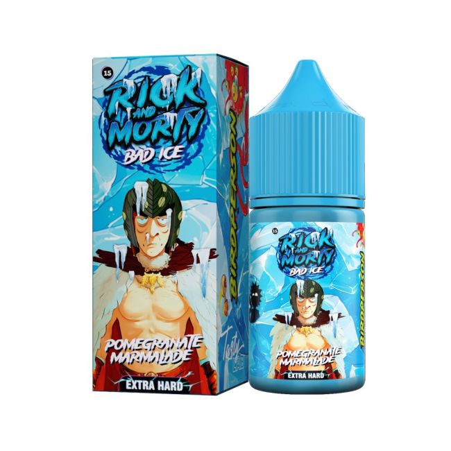 Жидкость Rick and Morty Salt Bad Ice - Гранатовый Мармелад Жидкость Rick and Morty Salt Bad Ice - Гранатовый Мармелад