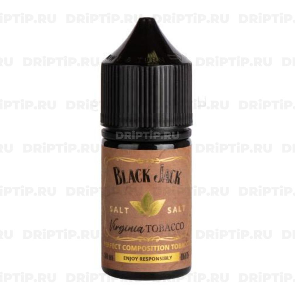 Жидкость Black Jack Salt - Virginia Tobacco
