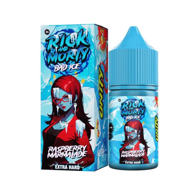 Жидкость Rick and Morty Salt Bad Ice - Малиновый Мармелад Жидкость Rick and Morty Salt Bad Ice - Малиновый Мармелад