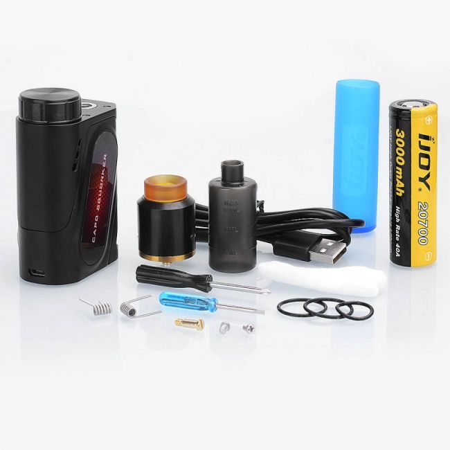 Мод IJOY CAPO Squonker 3000mAh (Black) + АКБ 21700 Мод IJOY CAPO Squonker 3000mAh (Black) + АКБ 21700
