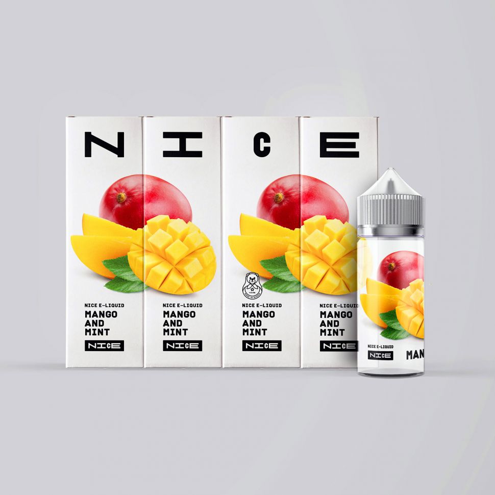 NICE Mango and Mint 0mg 95ml + никобустер