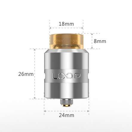 Loop RDA (клон) черный 24mm Loop RDA (клон) черный 24mm