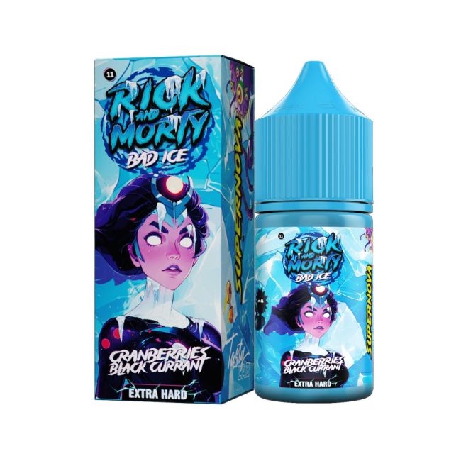 Жидкость Rick and Morty Salt Bad Ice - Черная Смородина Клюква Жидкость Rick and Morty Salt Bad Ice - Черная Смородина Клюква