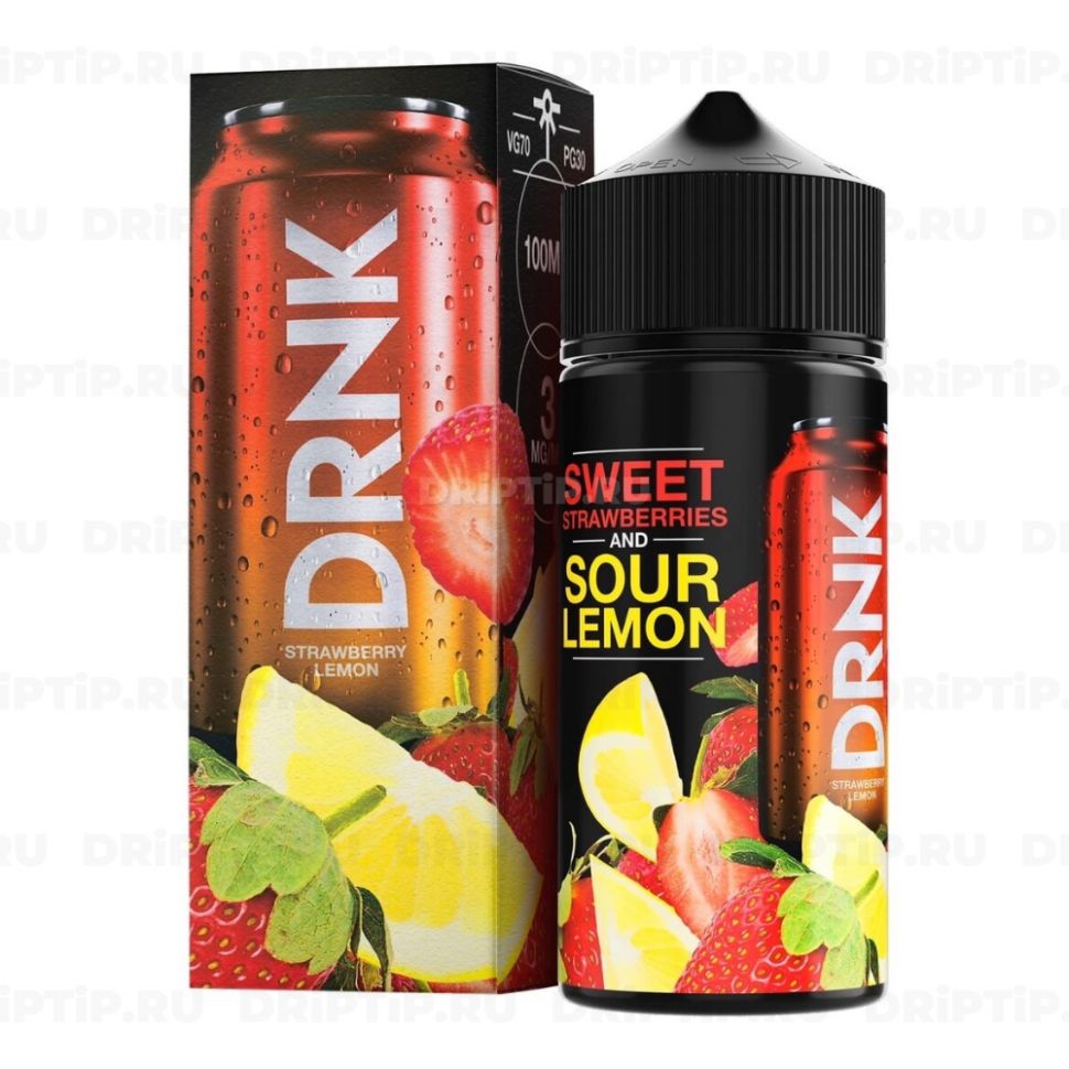 DRNK - Sweet Strawberries and Sour Lemon