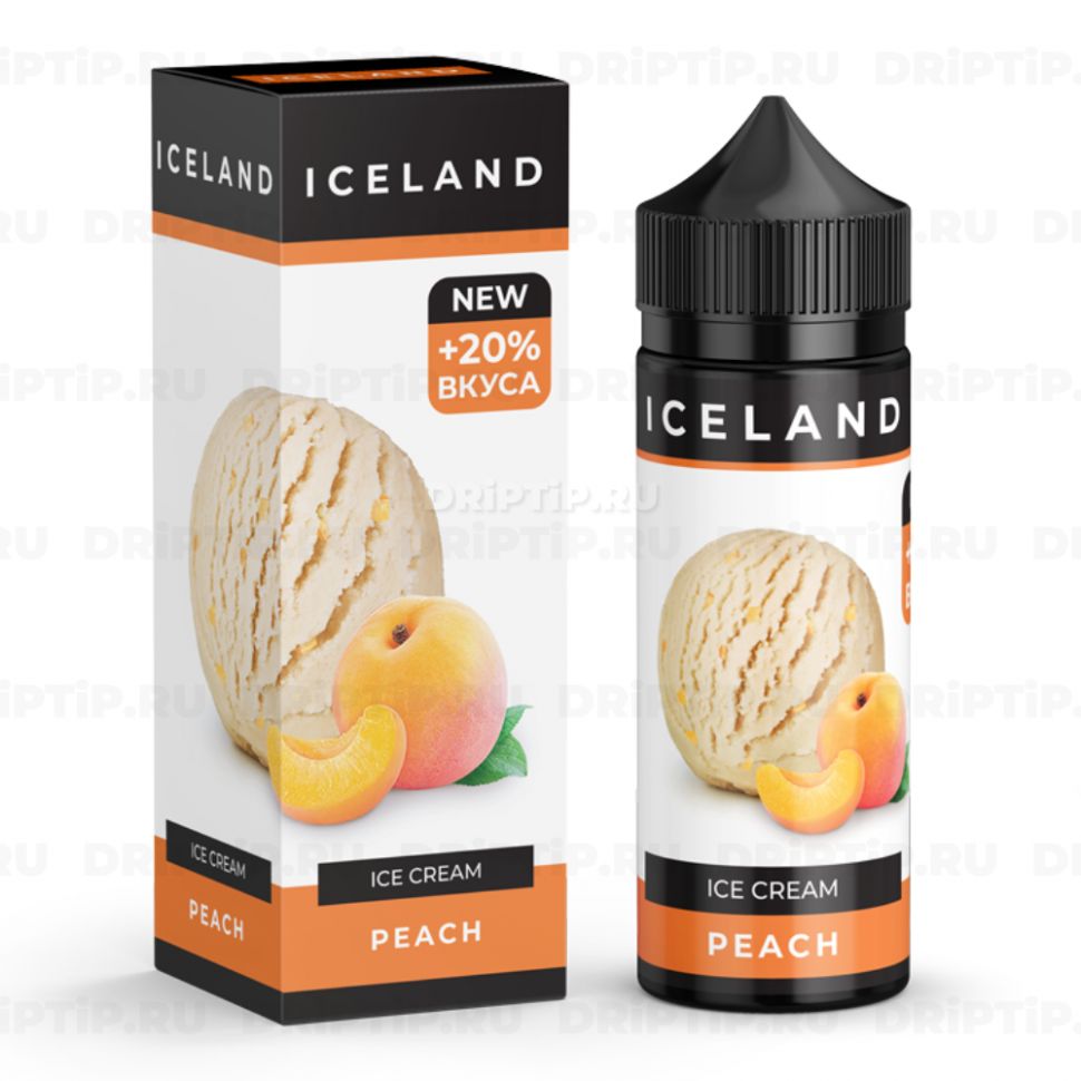 Жидкость Iceland Ice Cream - Peach