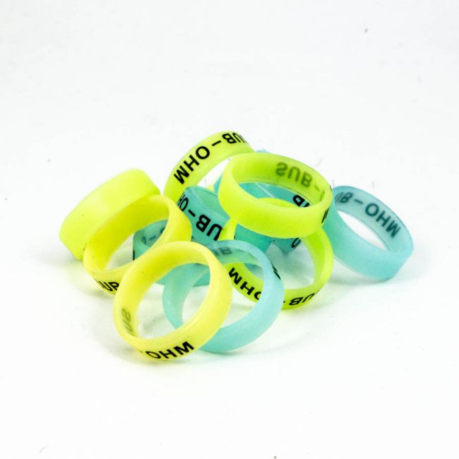 Силиконовый вейпбенд светящийся в темноте