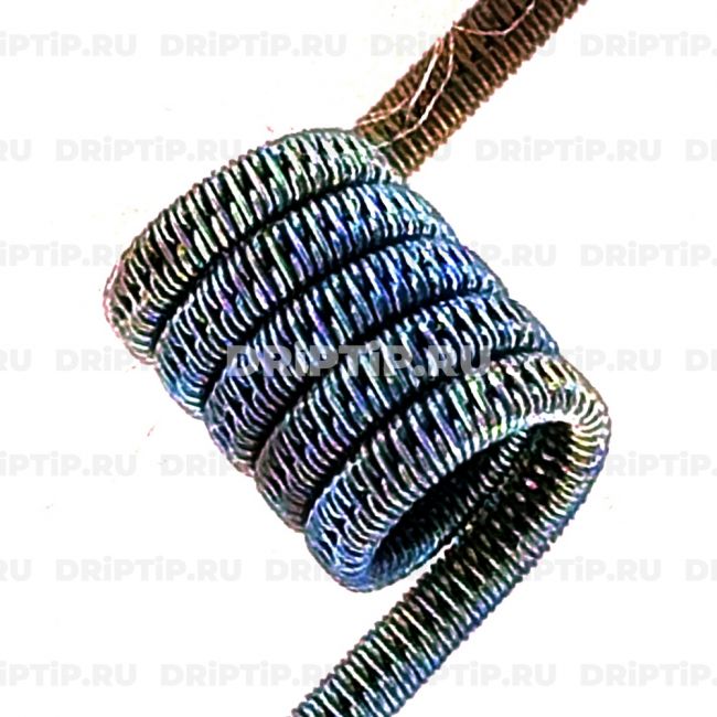 Staggered 2*03, 2,5мм, 5 витков, 0.4 ом MTL