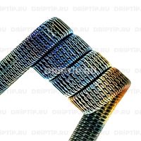Quad Staggered Fused Clapton 4*0.4 NiCr +0.15 NiCr, 3 мм, 4 витка, 0.07 ом Мех