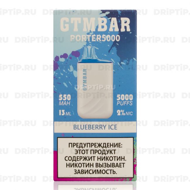GTM BAR Porter 5000 - Blueberry Ice