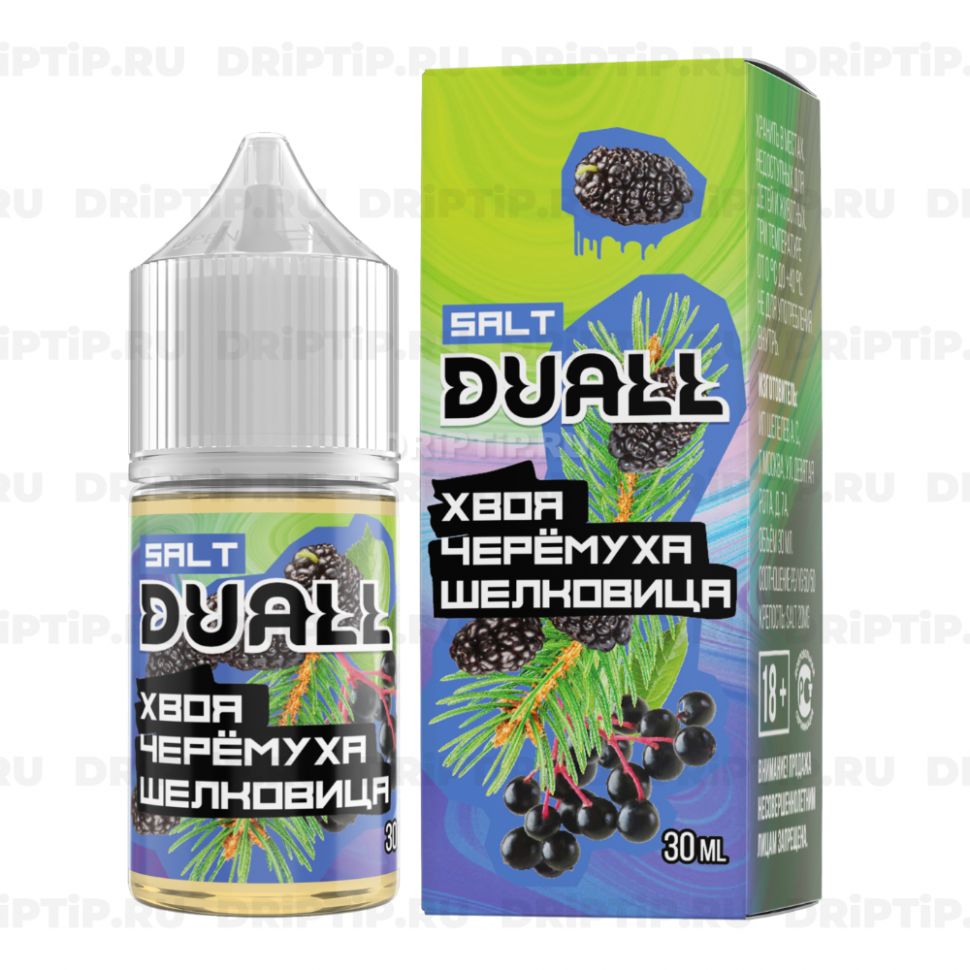 Жидкость Duall Salt - Хвоя Черемуха Шелковица