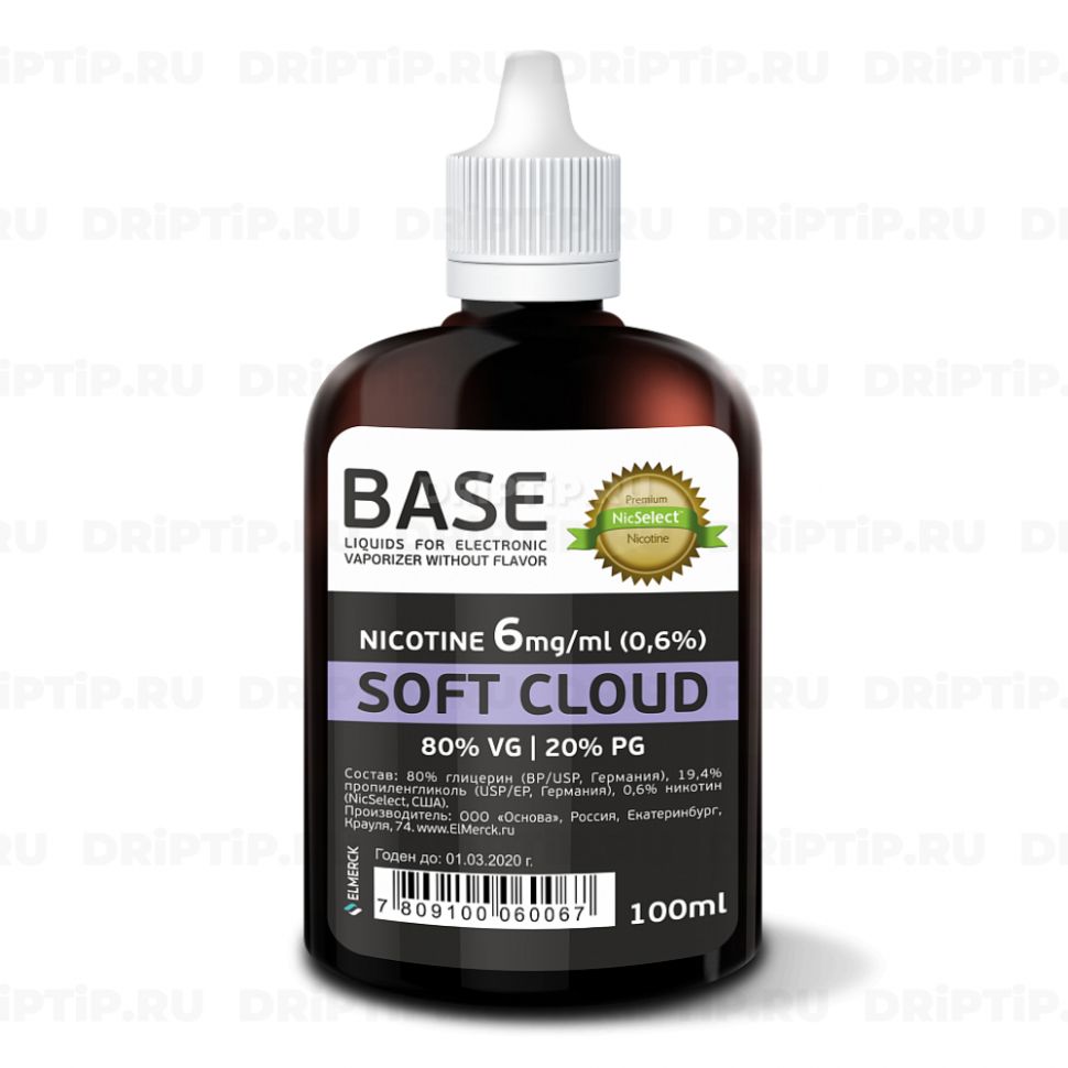 Основа ElMerck Soft Cloud Premium 80/20 100ml