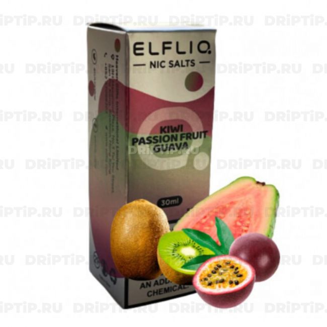 Elfliq Salt - Киви Маракуя Гуава Elfliq Salt - Киви Маракуя Гуава