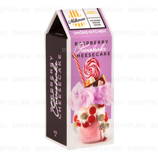 Жидкость Overshake + Milkman - Raspberry Cheesecake 