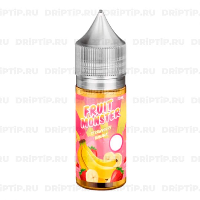 Жидкость Fruit Monster Salt - Strawberry Banana 10ml Жидкость Fruit Monster Salt - Strawberry Banana 10ml