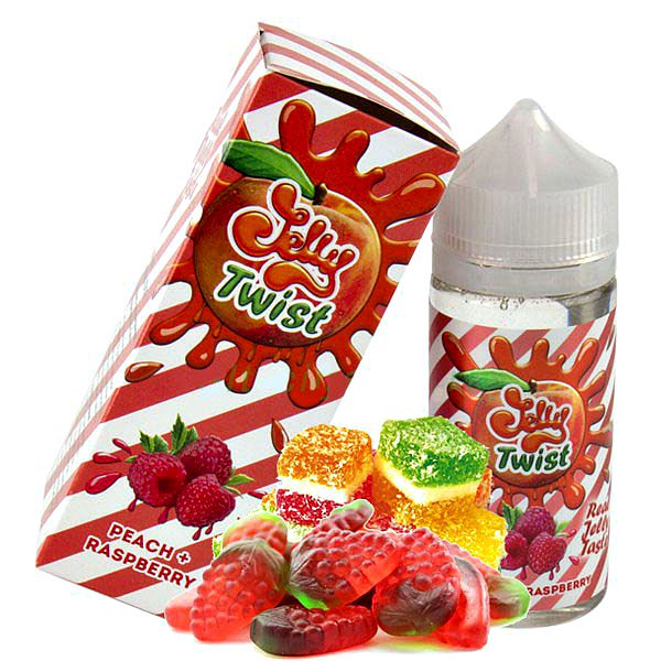 JELLY TWIST Peach+Raspberry 3mg 100ml