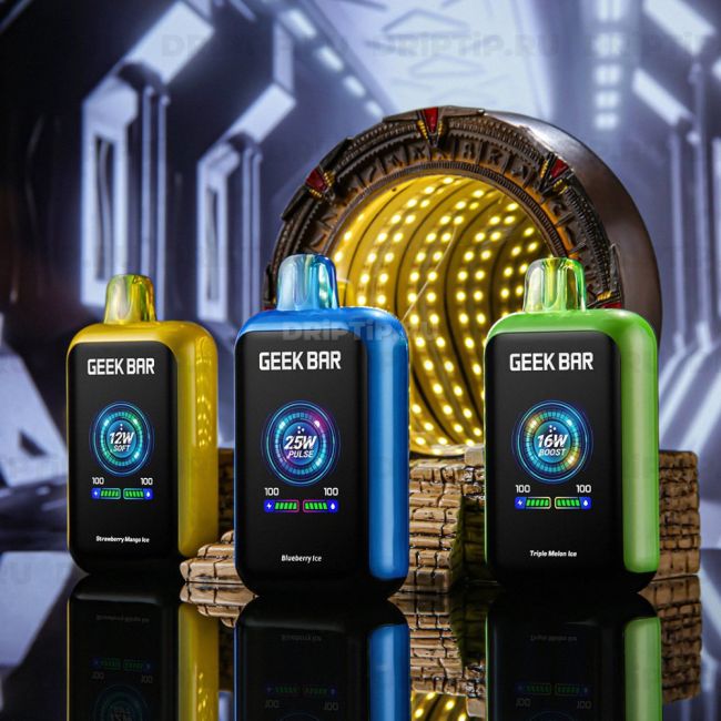 Geek Bar Watt - Cherry Lemon Peach Geek Bar Watt - Cherry Lemon Peach
